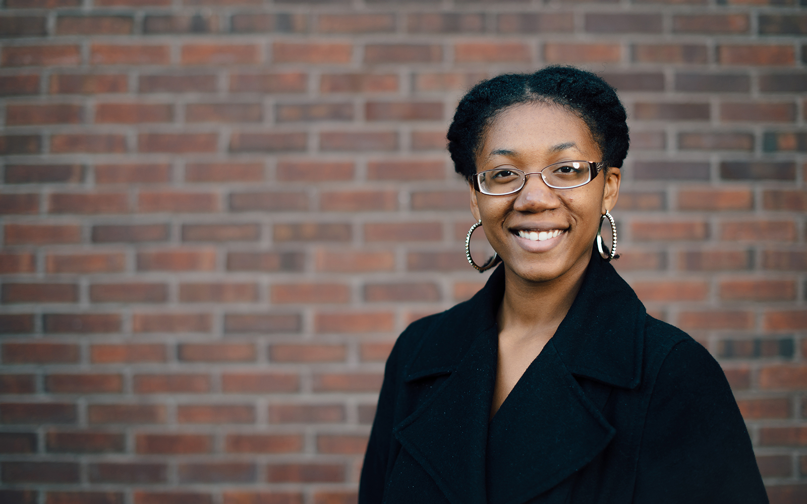 Management student Alleya Jenkins '17 wants to incorporate community and giving back into her career. (Nathan Oldham/UConn School of Business)