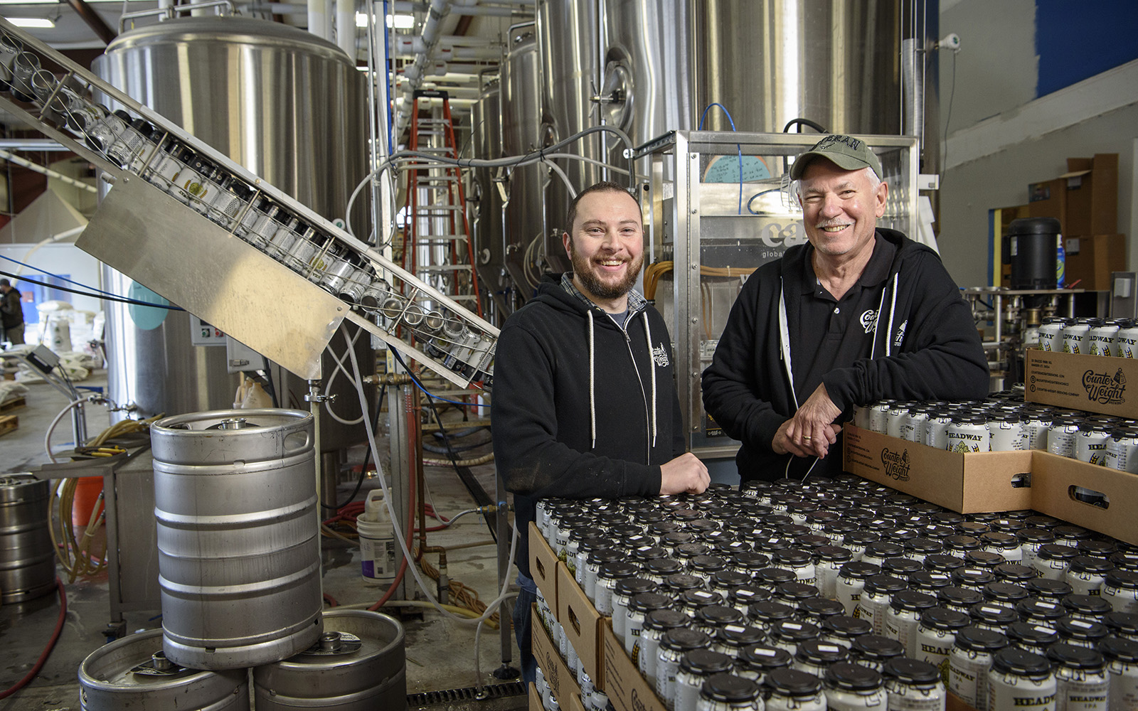 The Pastyrnaks of Counter Weight Brewing Co., just one of 1,284 businesses the CTSBDC helped in 2017 alone.  (Connecticut Small Business Development Center)