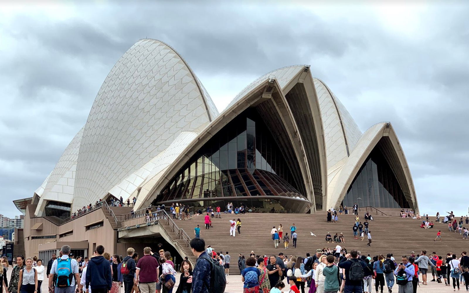 The Sydney Opera  House, up close (Victoria Myers/UConn School of Business)
