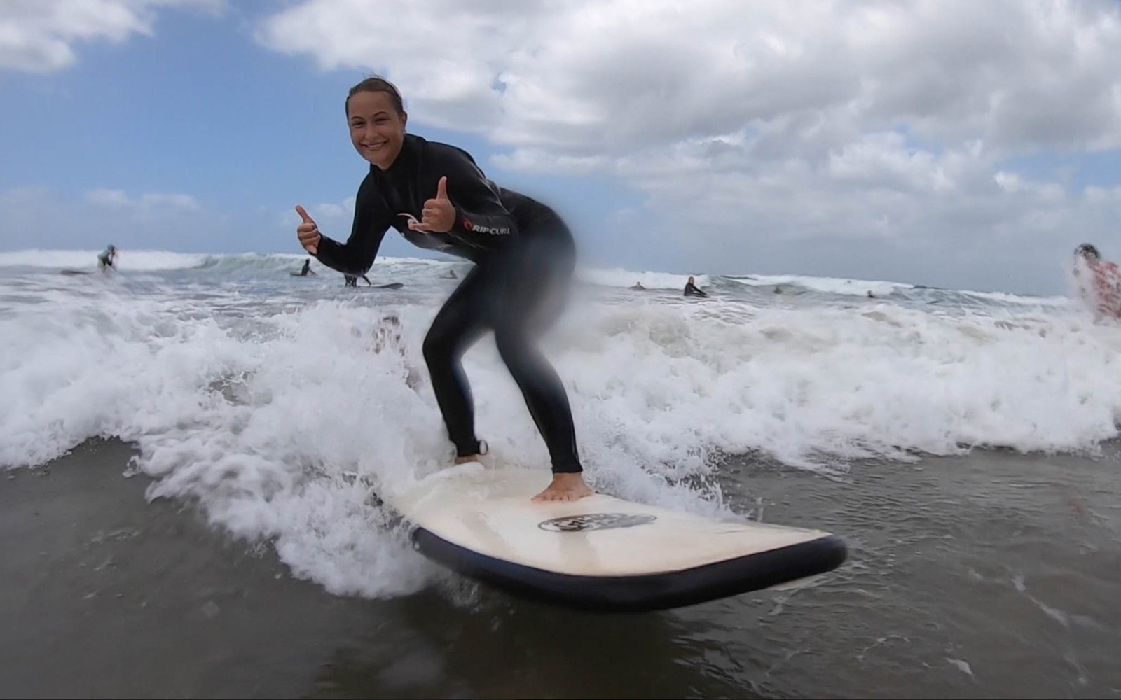 Victoria catches a wave on this week's blog!