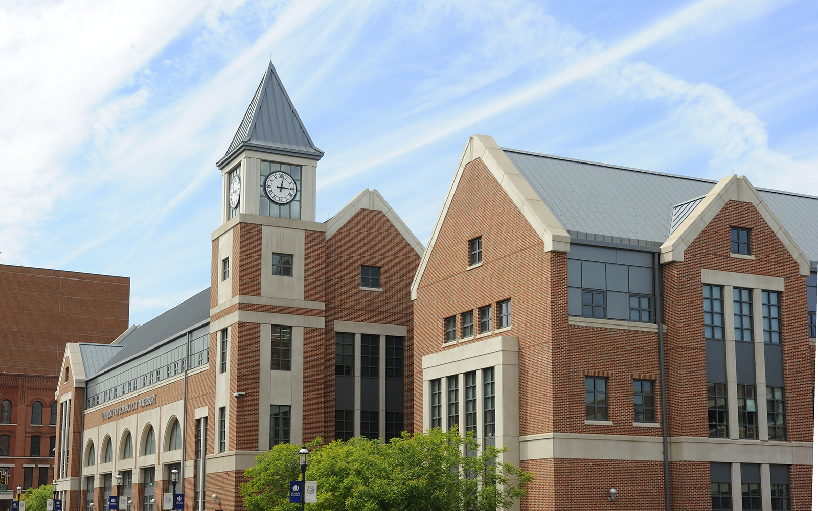 An exterior view of the Waterbury Campus. (UConn photo)