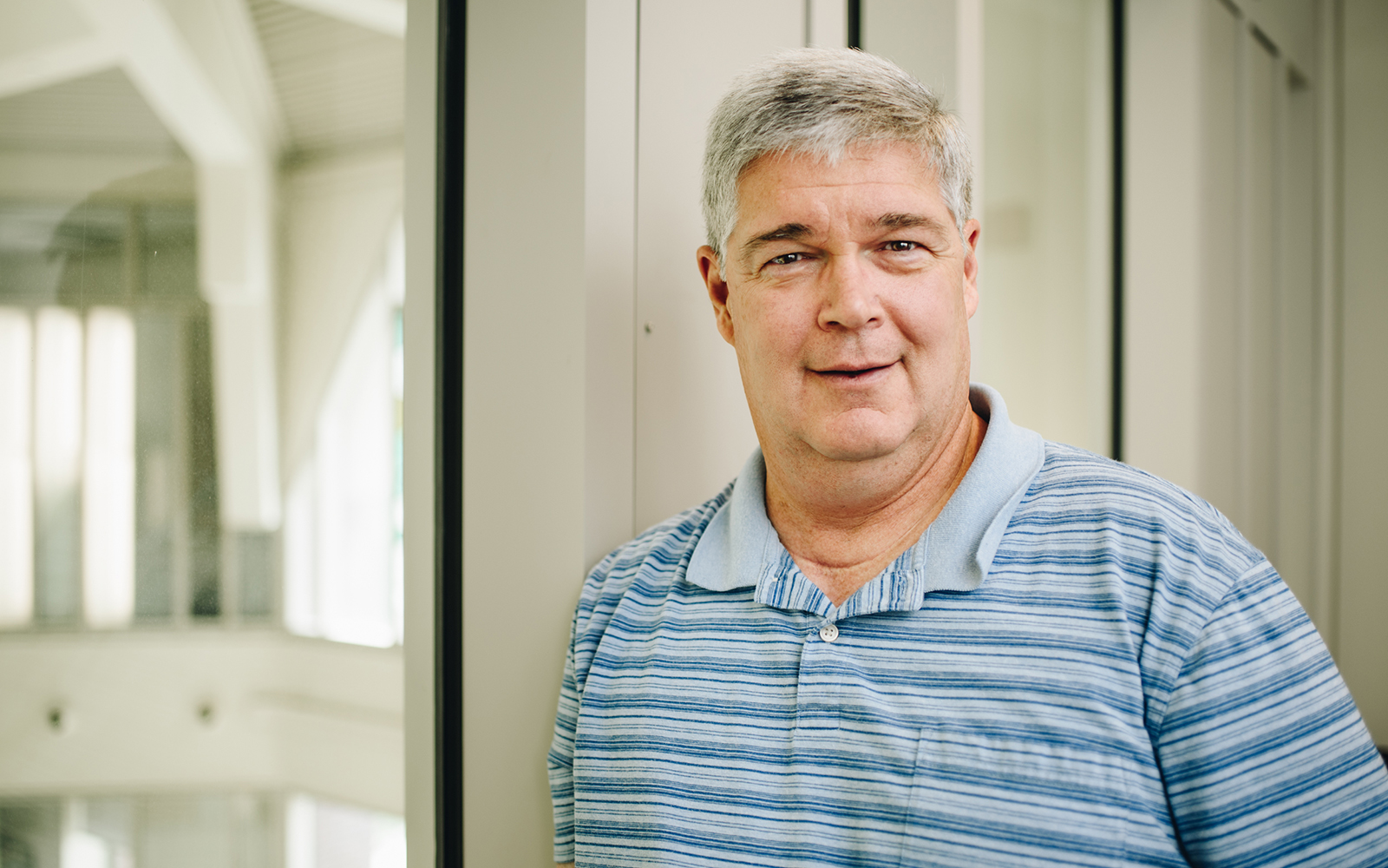 Professor Dave Papandria, pictured above, reflects upon his 14 years at the UConn School of Business (Nathan Oldham /   UConn School of Business)