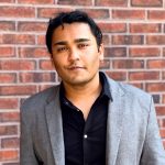 Portrait of Sandip Roy.